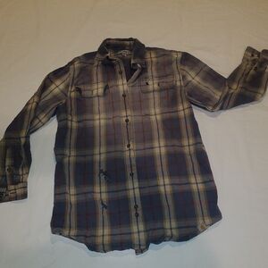 Carhartt long sleeve cotton Botton down shirt Thick